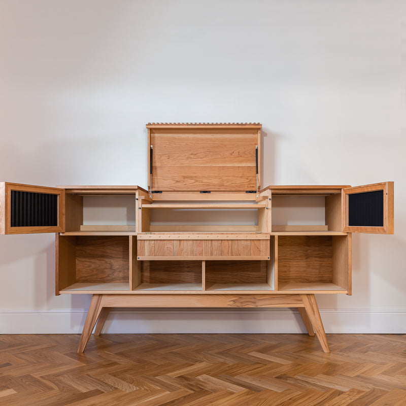 Bespoke Sideboard for DJ with Record Storage