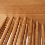 underside of table top showing spindles